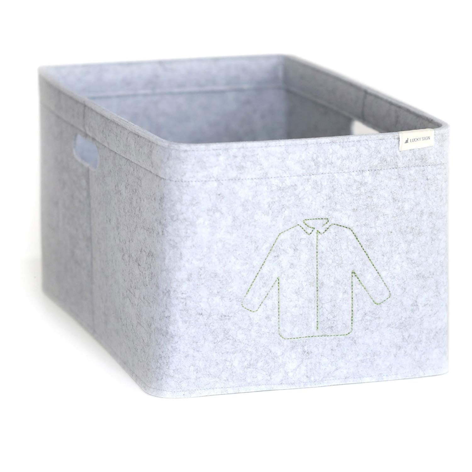 Lucky Sign Wardrobe Storage Box for Shirts – Foldable 40L Closet Organizer