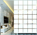 BMIDRUT Hanging Room Divider - 12Pcs White Wood-Plastic DIY Screen Panels