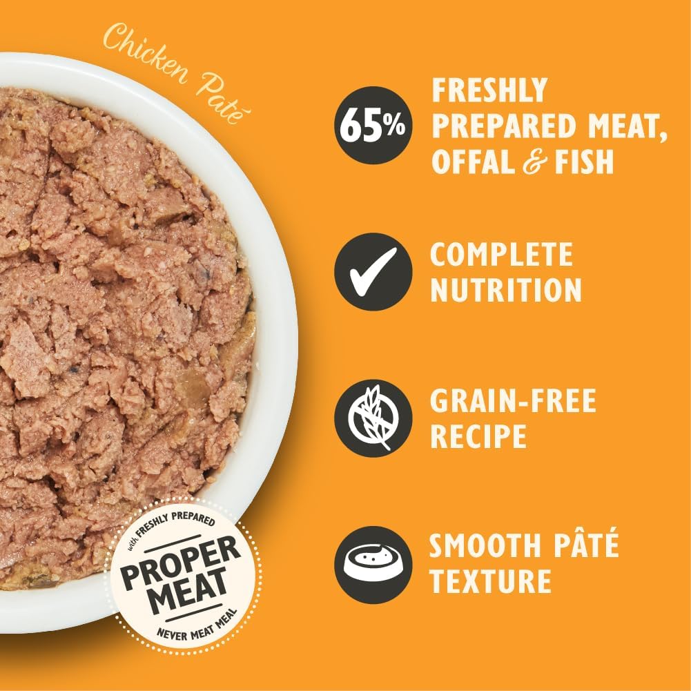 Grain-Free Smooth Paté Wet Cat Food - 32 x 85g Multipack