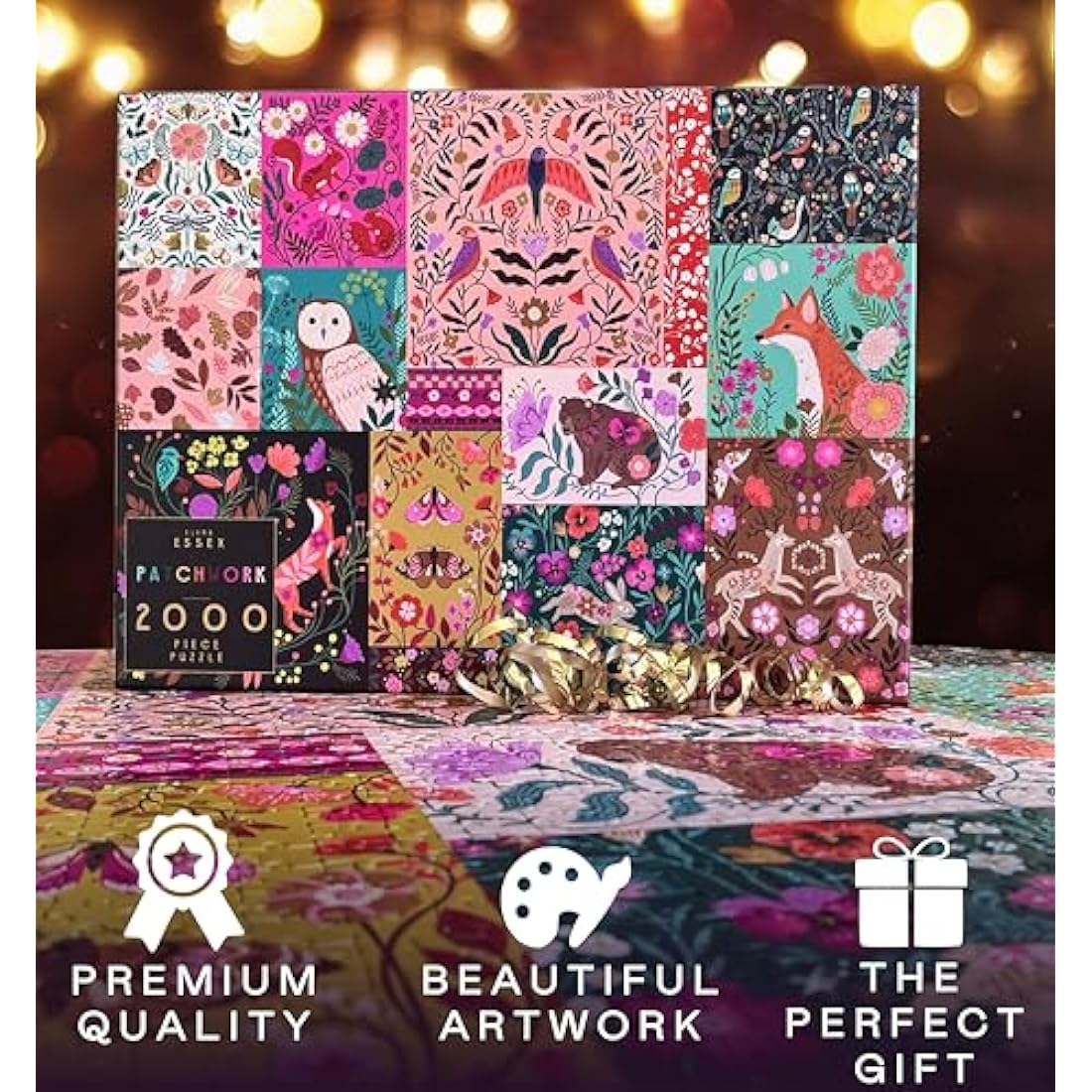 Elena Essex Patchwork Jigsaw Puzzle for Adults | 2000 Piece Premium Art