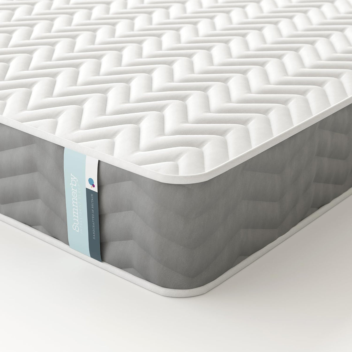 Summerby Sleep Three Zone King Mattress Memory Foam & Coil Spring Hybrid Mattress, 150cm x 200cm, Comfy & Affordable, Orthopaedic for King Bed