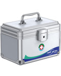 Uniclife Portable Metal Medicine Lock Box – Secure First Aid Storage Case
