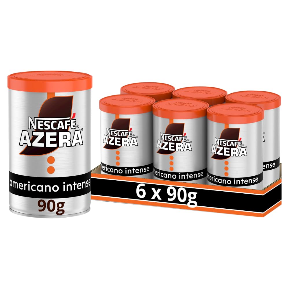 NESCAFÉ Azera Americano Intense Instant Coffee - 90g (Pack of 6)