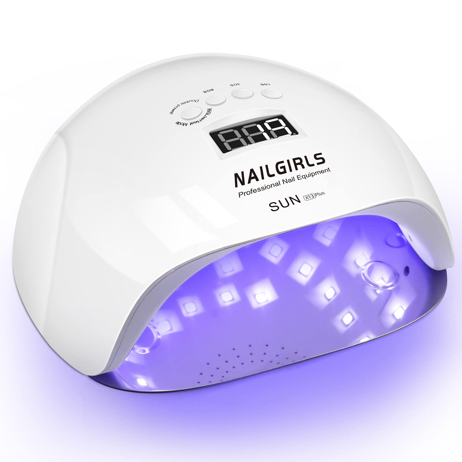 NAILGIRLS 150W UV LED Nail Lamp | Gel Polish Dryer with 4 Timer Presets