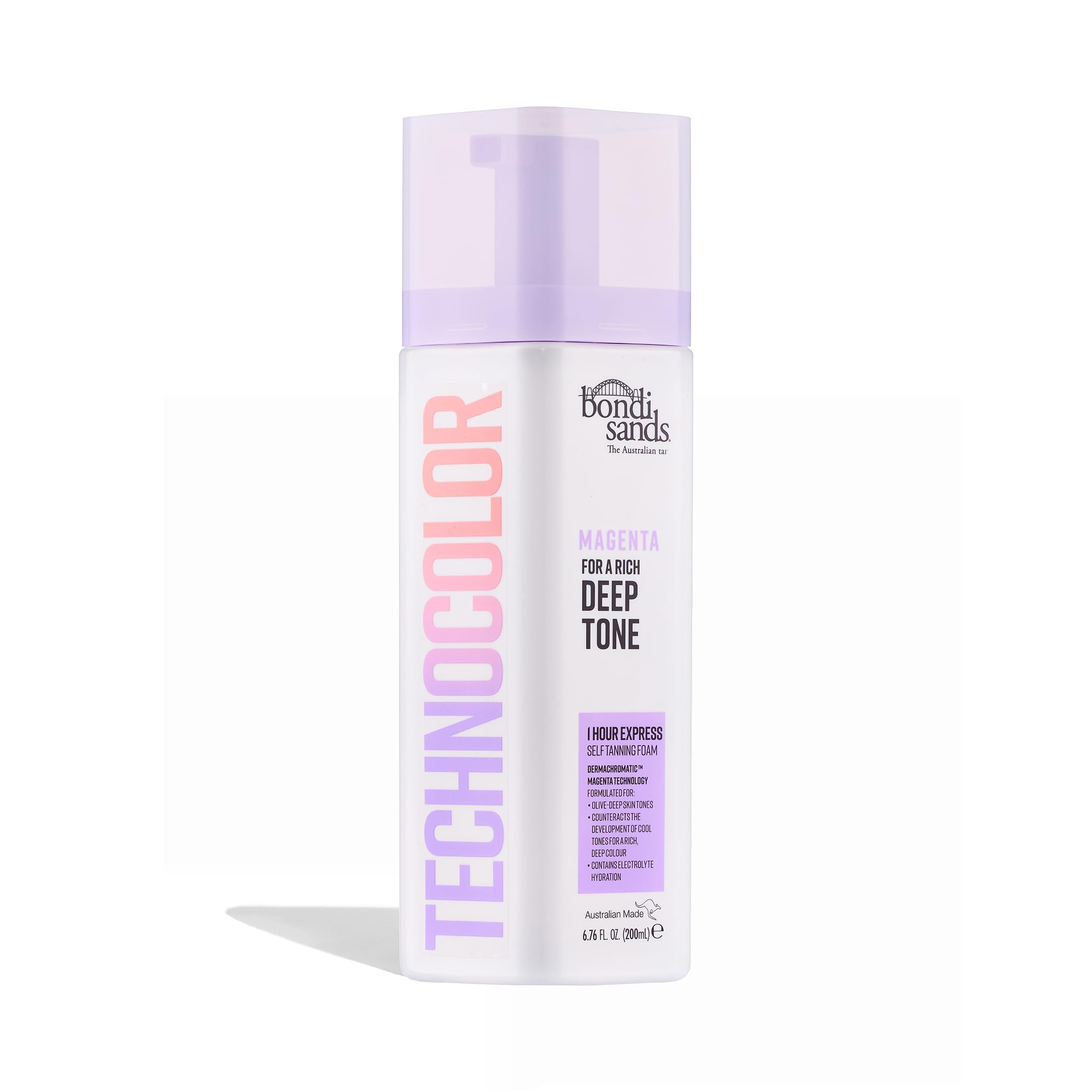 Bondi Sands Technocolor 1-Hour Express Magenta Self-Tanning Foam - 200ml