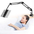 Aluminum Tablet Stand – Foldable 360° Rotating Bed Mount