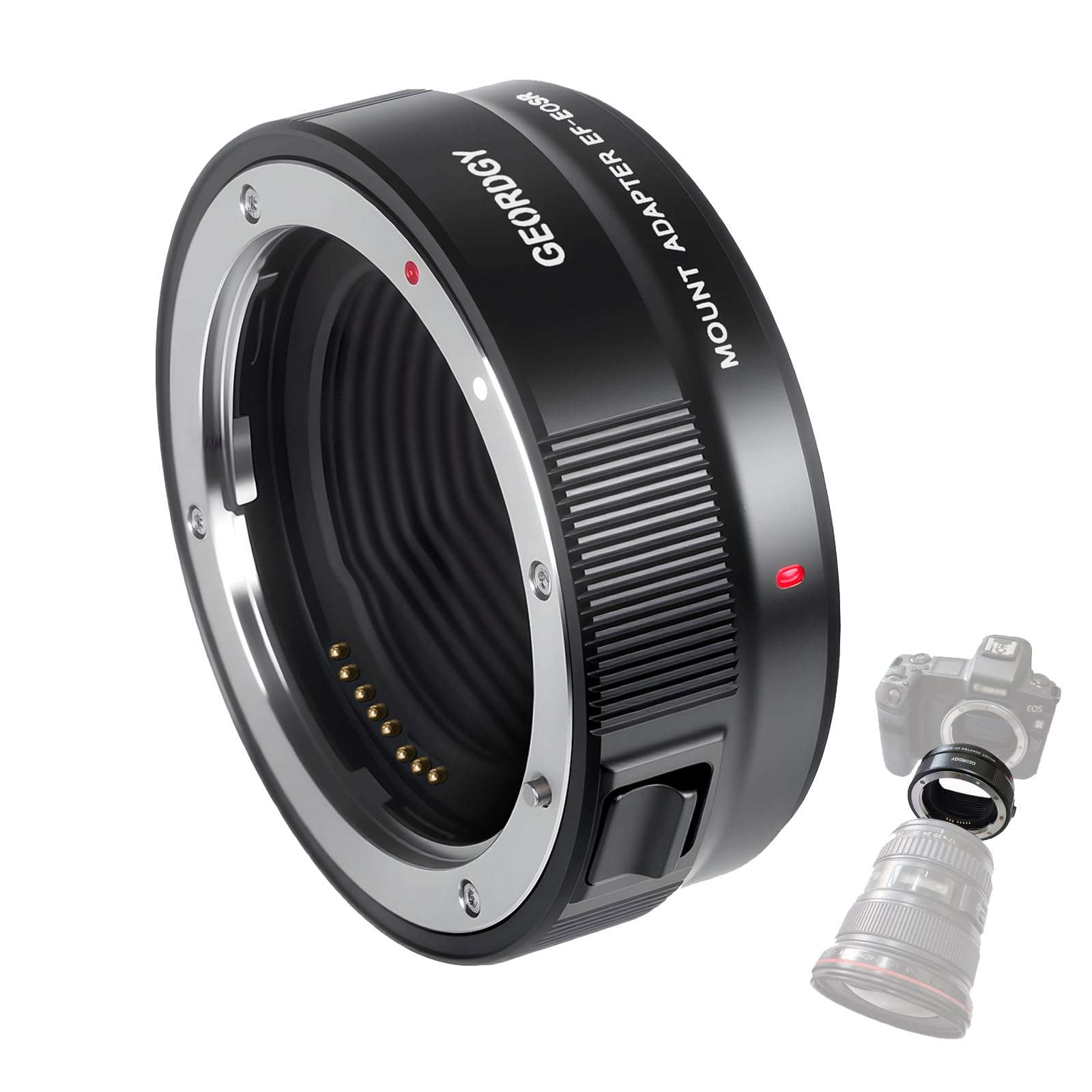 EF-EOS R Lens Adapter for Canon EF/EF-S to EOS R Cameras