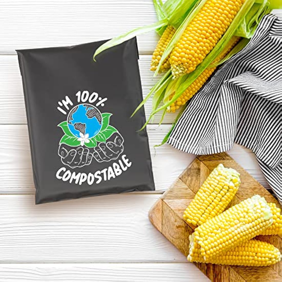 Compostable Mailing Bags | 12x16" Eco-Friendly Mailers | 25PK