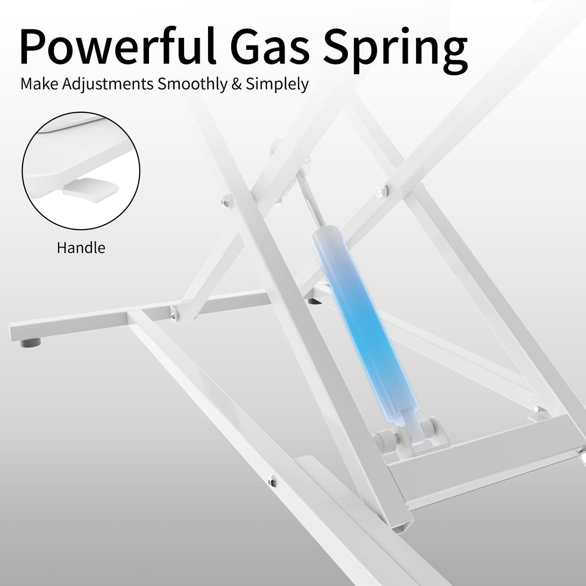 ERGOMAKER Standing Desk Converter, 42"/106cm, White - image 5