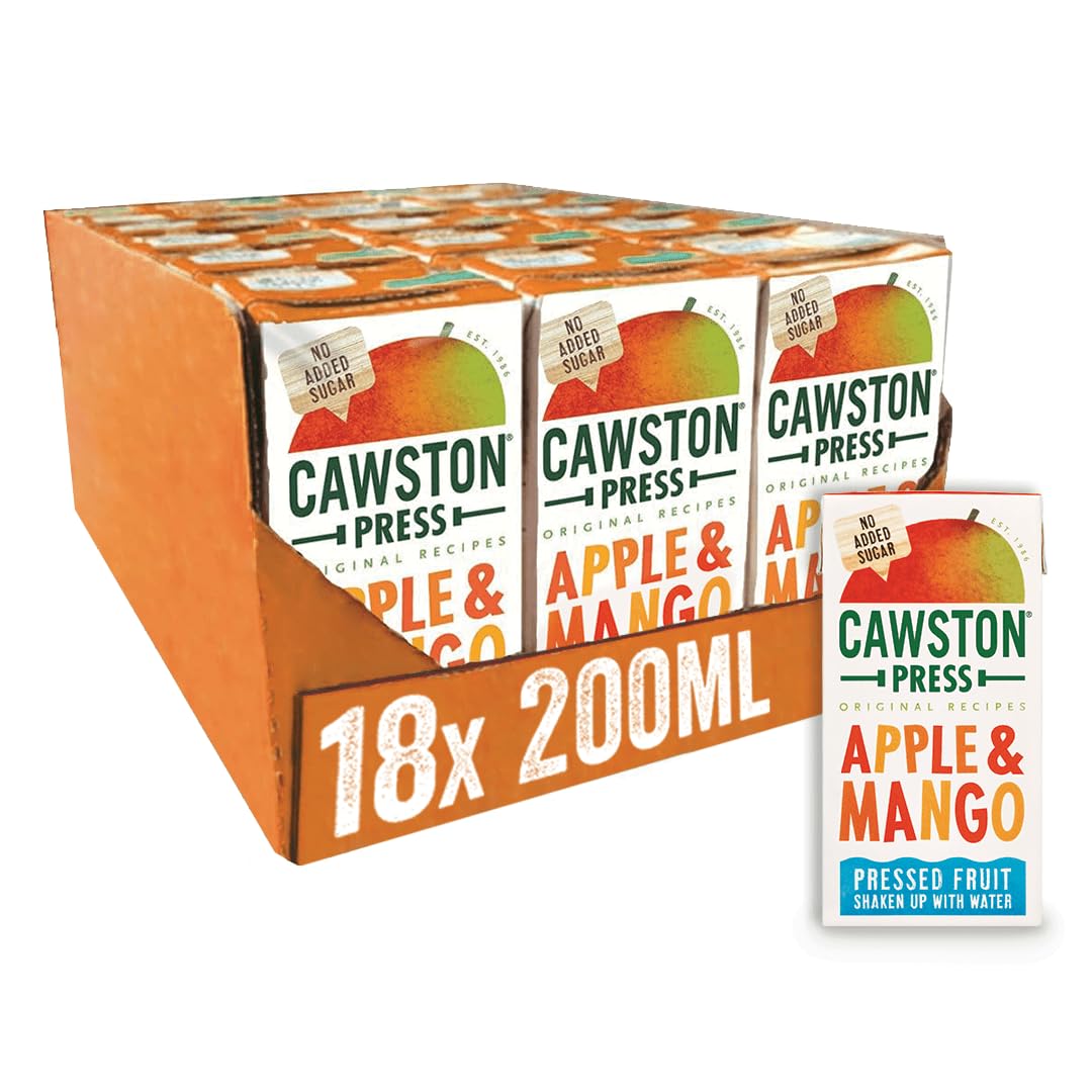 Cawston Press Apple & Mango Fruit Water - 200ml x 18 Pack Kids Drinks