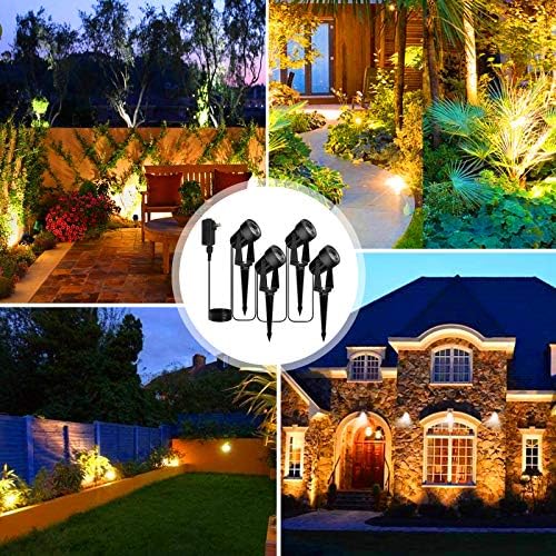 Svater 92ft LED Landscape Lights – IP65 Waterproof Garden Spotlights