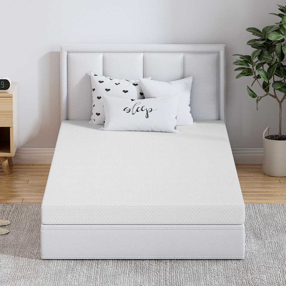 Gwydre Single Memory Foam Mattress - 10cm High Density Ventilated Bed