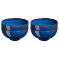 Denby Imperial Blue Rice Bowls – Set of 4 Handcrafted Ceramic Stoneware