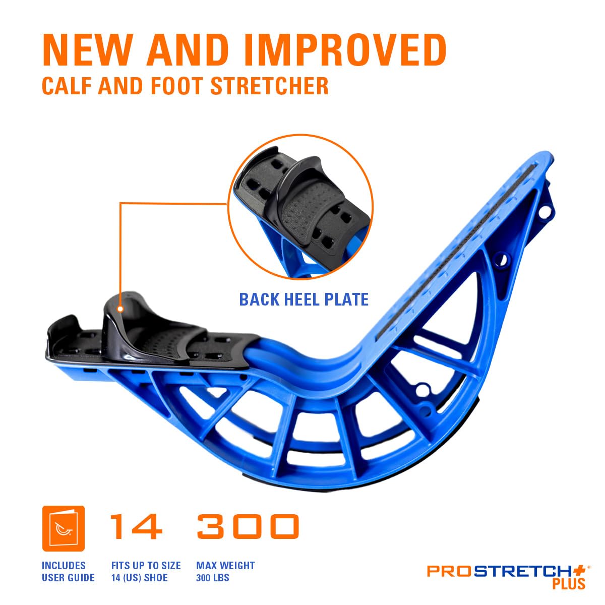 ProStretch Plus Adjustable Calf Stretcher & Foot Rocker - Blue