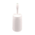 Addis Faux Hessian Toilet Brush with Detergent Dispenser – Cream Calico