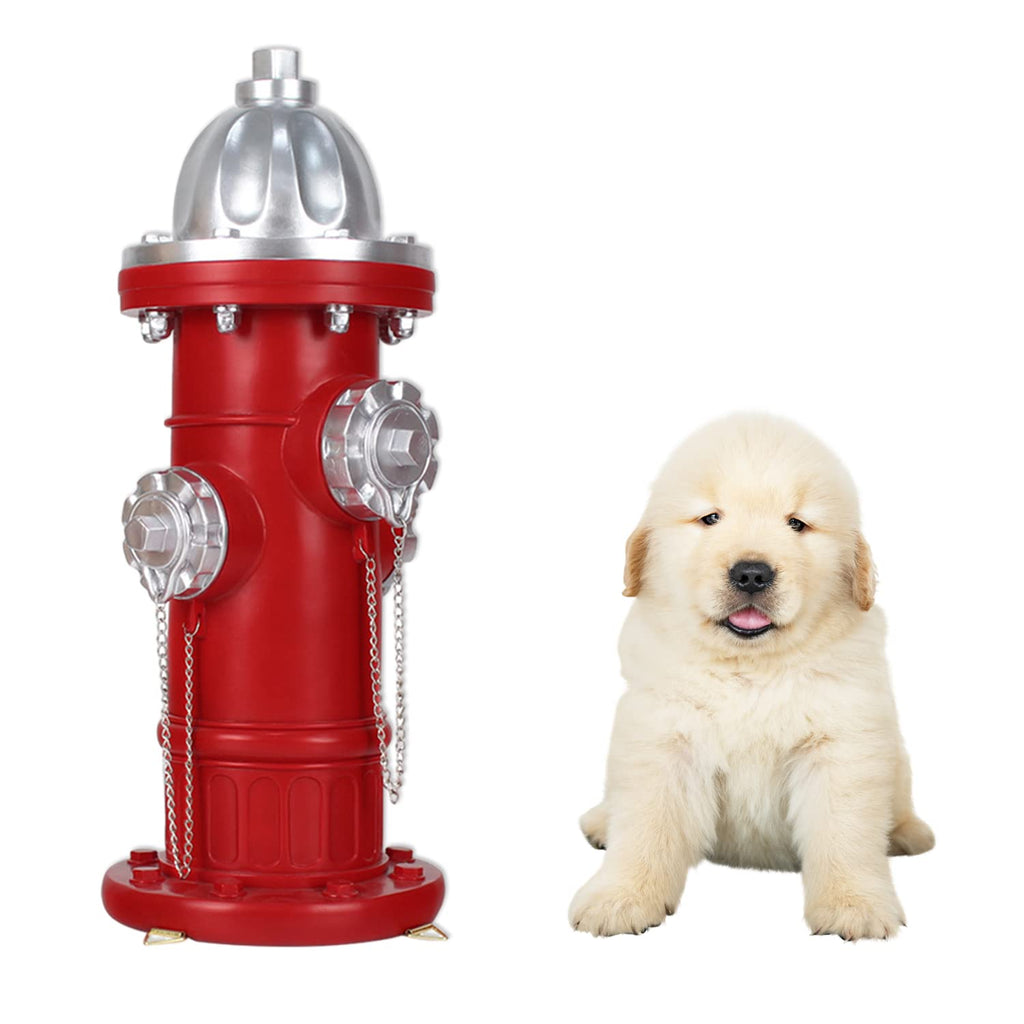 Prefdo Dog Fire Hydrant Pee Post – 14.5" Resin Puppy Training Statue