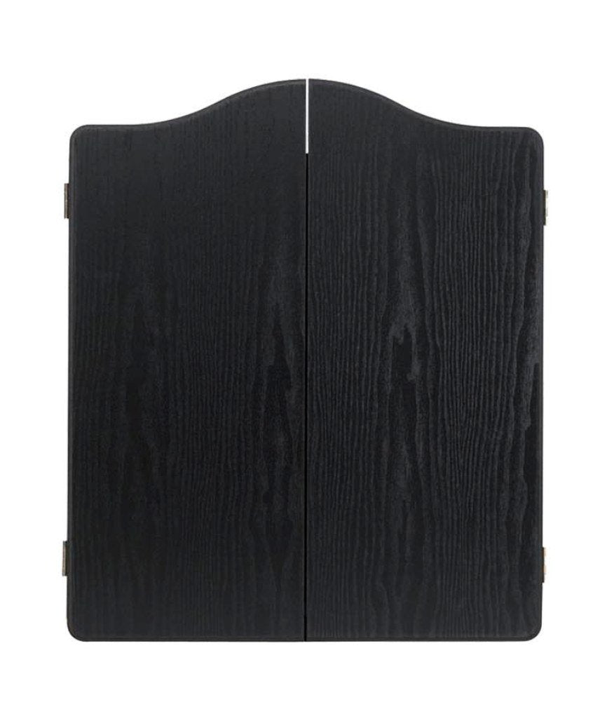 Winmau Black Deluxe Dartboard Cabinet with Home and Away Scoring