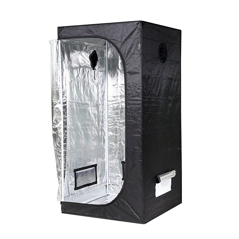 iPower 32x32x63 Hydroponic Grow Tent with Mylar Floor Tray