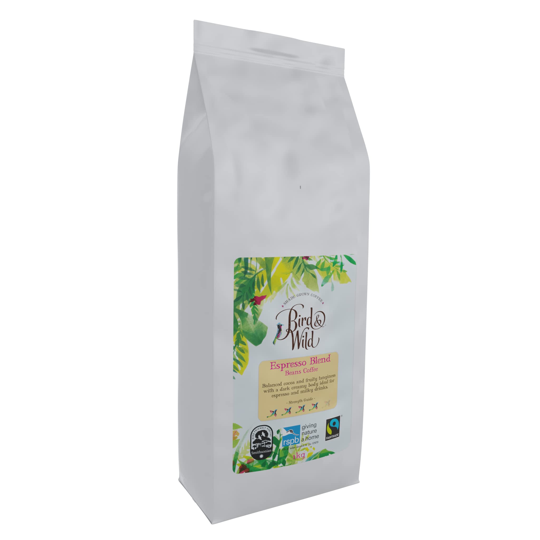 Organic Fairtrade Coffee Beans – 1kg Medium Dark Roast