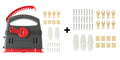 Takker Hardwall Picture Hanging Tool Kit – No Drill Wall Mounting