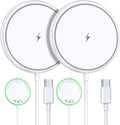 15W Magnetic Wireless Charger for iPhone 17/16/15 – 2 Pack