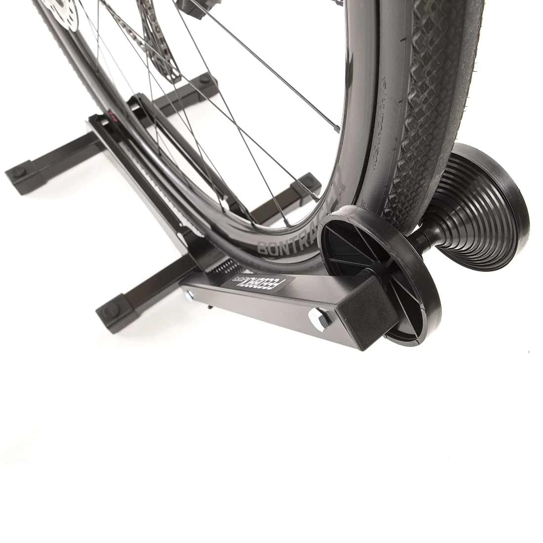 Feedback Sports RAKK Bicycle Floor Stand – Black Steel Bike Storage