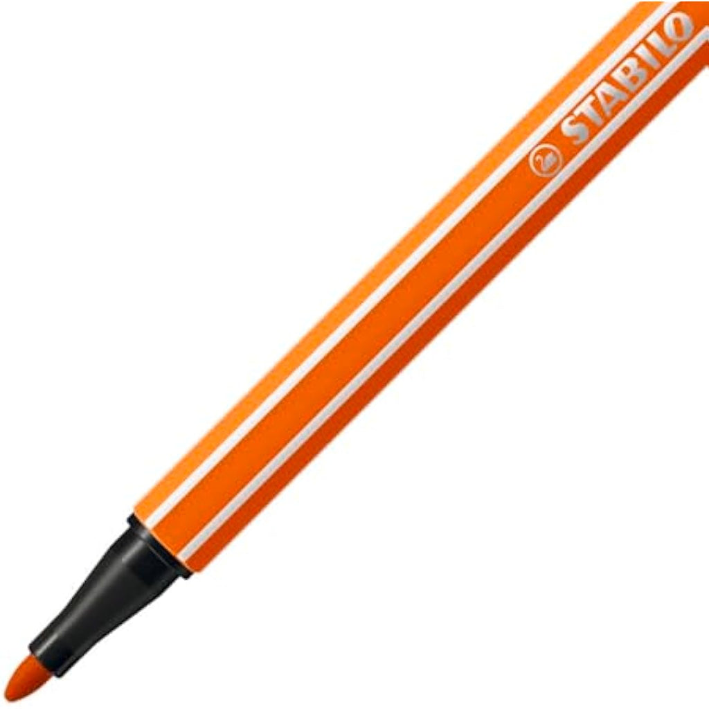 STABILO Pen 68 Premium Fibre-Tip Pens | ARTY Tin of 45 Assorted Colours