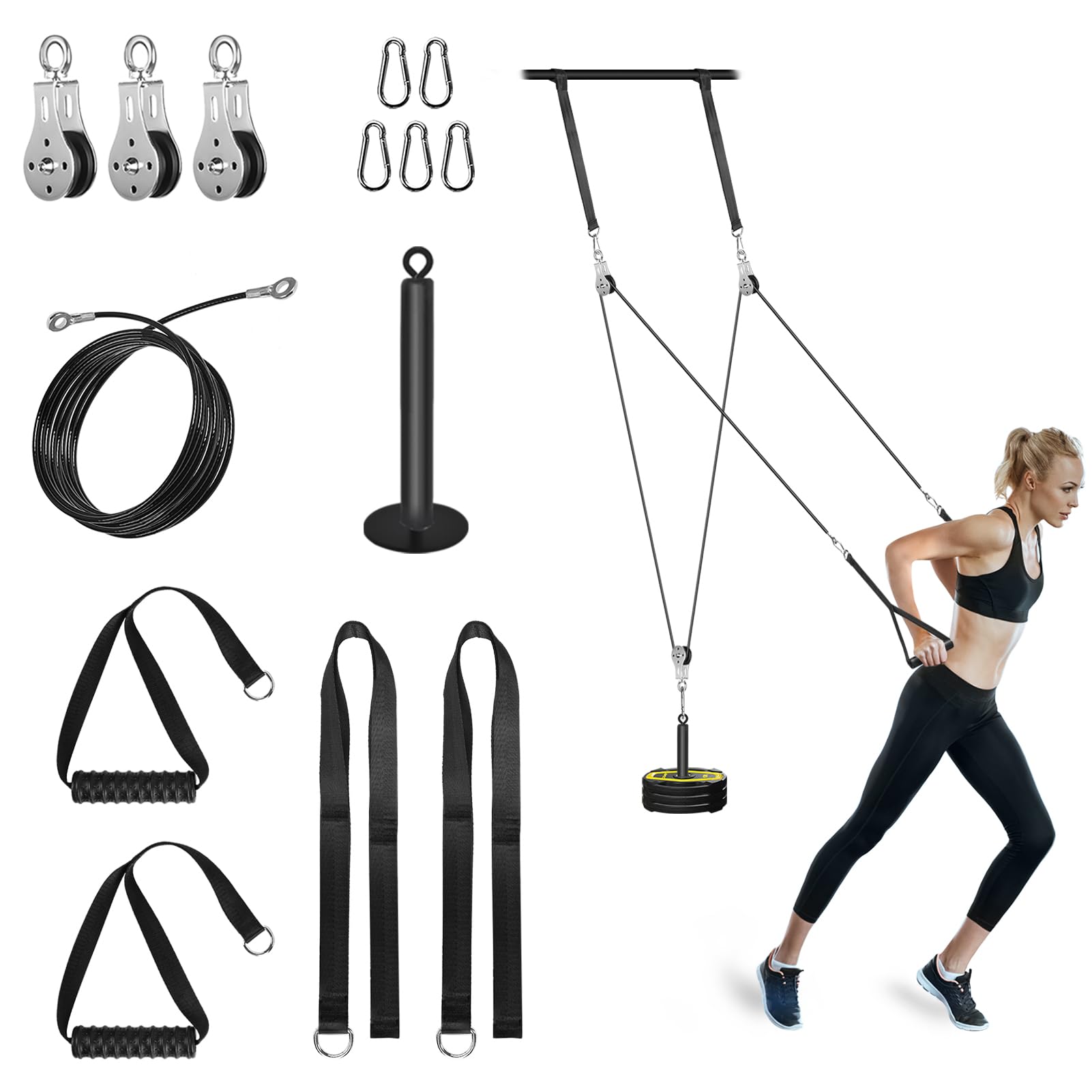 Cable Pulley System – DIY Home Gym Lat Pull Down Kit