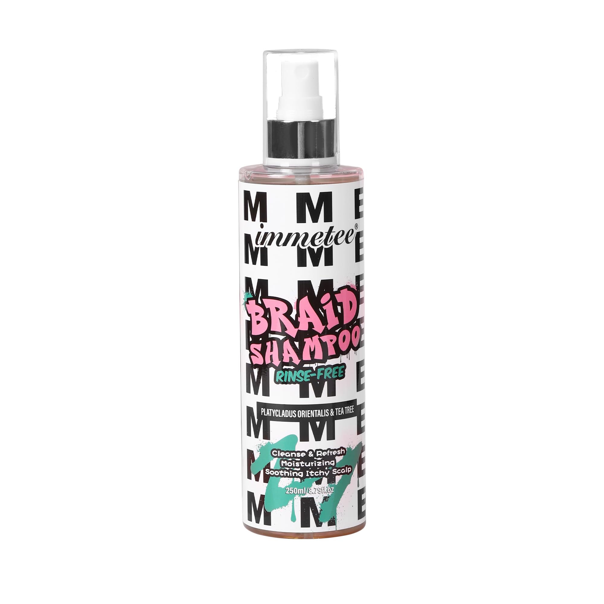 immetee Braid Sheen Spray | Rinse-Free Anti-Itch Shampoo for Dreadlocks