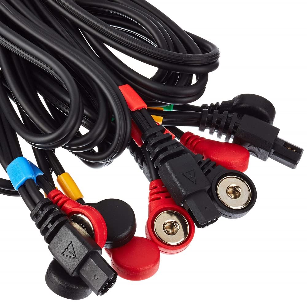 Compex 6P Snap Cables (Pack of 4) – Muscle Stimulator Electrode Wires