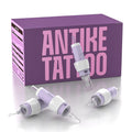 ANTIKE 50Pcs Mixed Tattoo Cartridge Needles | #10 Bugpin Finger Ledge