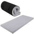 MeMoreCool Roll Up Floor Mattress Single 190x90cm, Light Grey - image 1