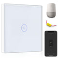 BSEED WiFi Smart Light Switch - 1 Gang 1 Way No Neutral Wire - White