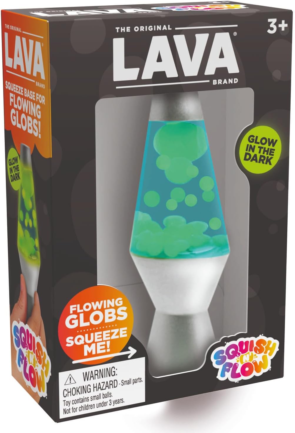 Schylling Lava Squish N Flow | Glow In The Dark Sensory Fidget Toy