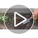 Jolof Store Stainless Steel Garden Weeder with Wooden Handle and Scale