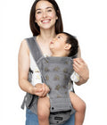 Pandanling 6-in-1 Ergonomic Baby Carrier with Hip Seat – Grey