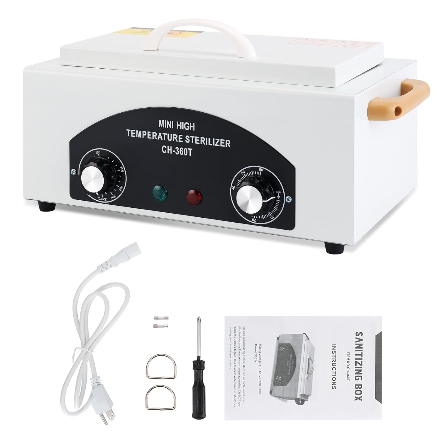 Winb High Temperature Sterilizer | 1.5L Mini Autoclave for Dental & Salon