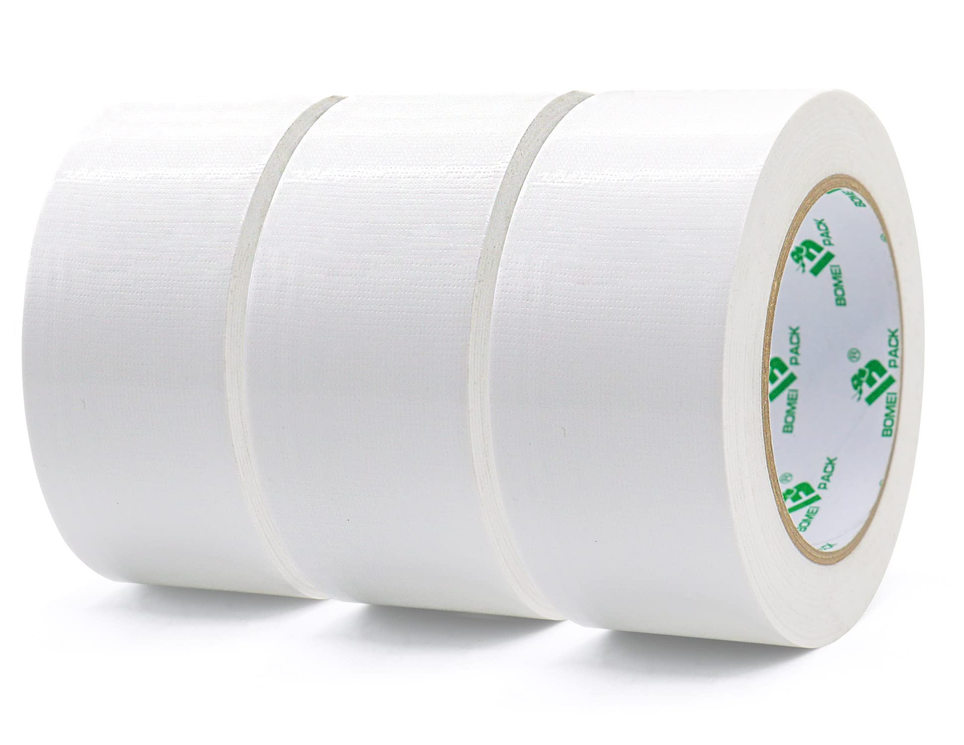 BOMEI PACK White Duct Tape – 3 Rolls Heavy Duty Waterproof Gaffer Tape
