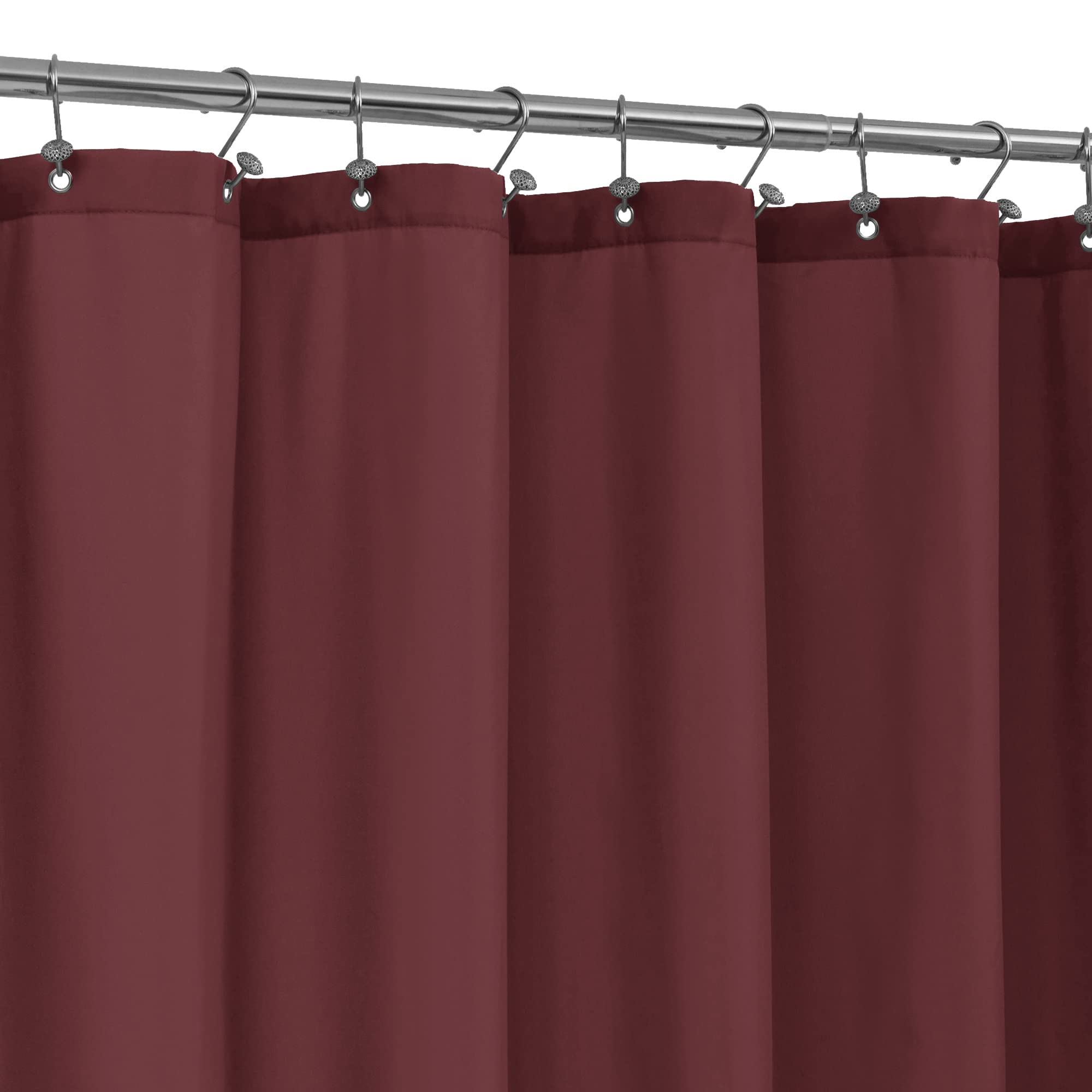 Jolof Store Fabric Shower Curtain Liner – Waterproof Weighted Cloth