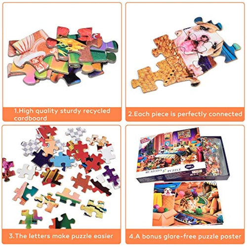 Jolof Store 1000 Piece Animal Jigsaw Puzzle for Adults – 27.6 x 19.7 in