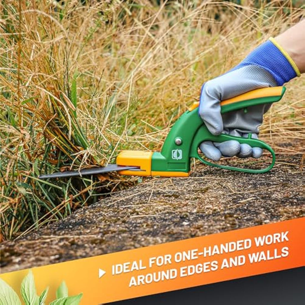 GRÜNTEK Swift Grass Shears | 360° Rotating Teflon Blades | 380mm