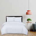 DTEX HOMES 800 Thread Count Egyptian Cotton Duvet Cover Set - White