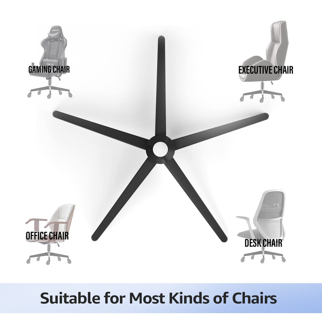Mastery Mart 28" Heavy Duty Office Chair Base Replacement | 2500 lbs