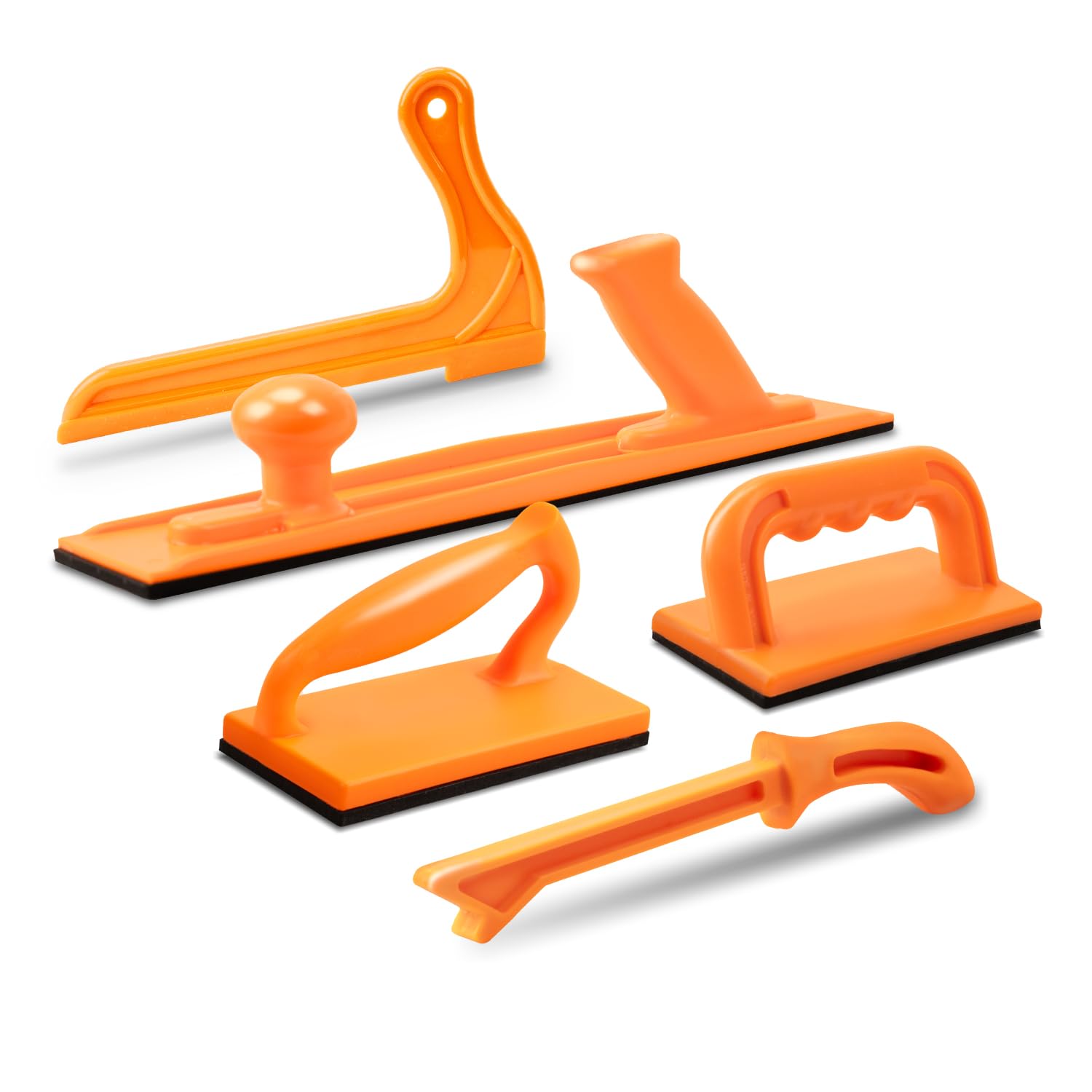 POWERTEC 71009 Woodworking Push Block and Stick Set - 5 Pack
