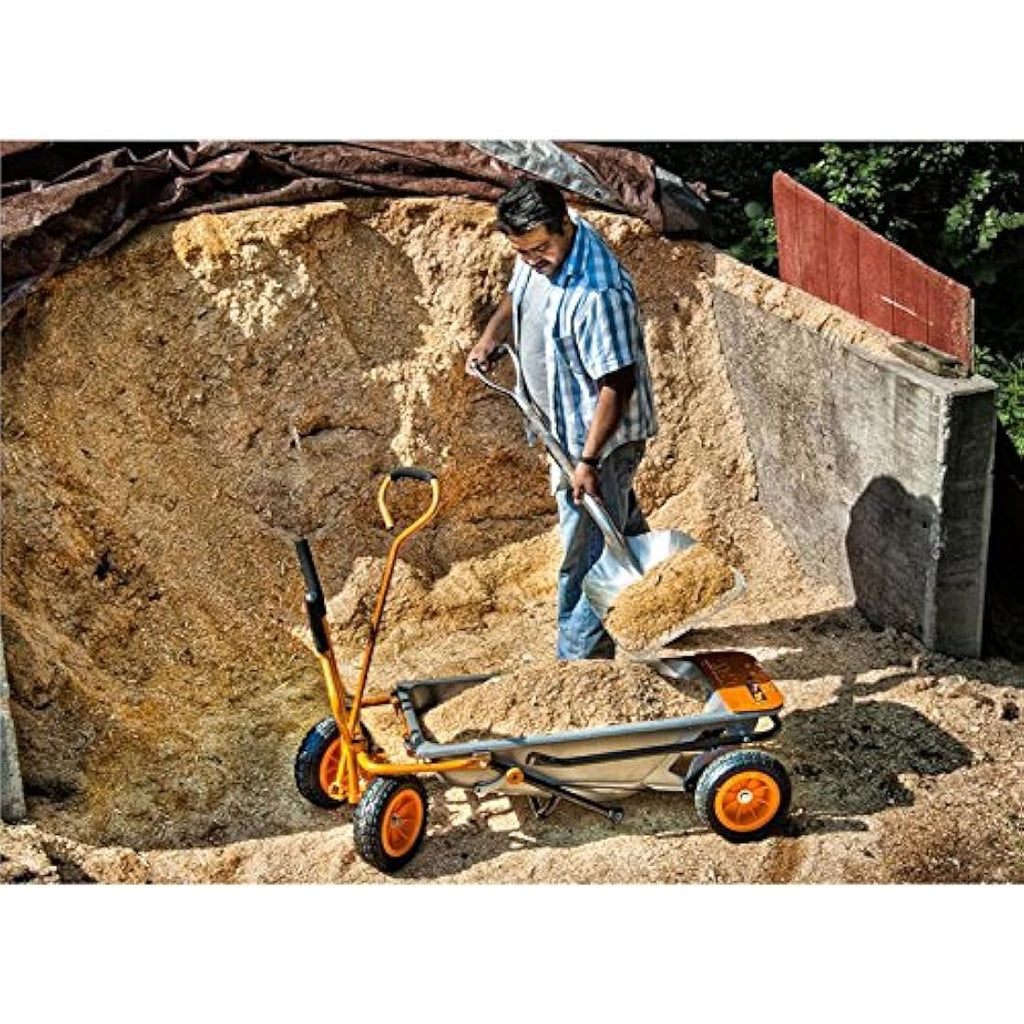 Worx WA0228 Aerocart Wagon Kit – Garden Cart and Seat Attachment