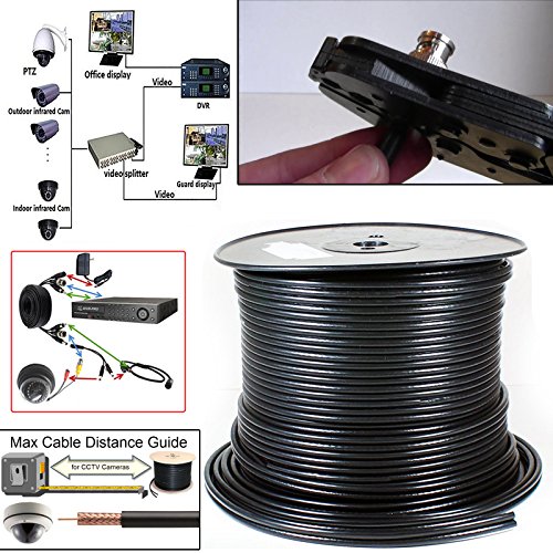 Jolof Store RG59 Shotgun Coaxial Cable – 100M CCTV Security Camera Wire