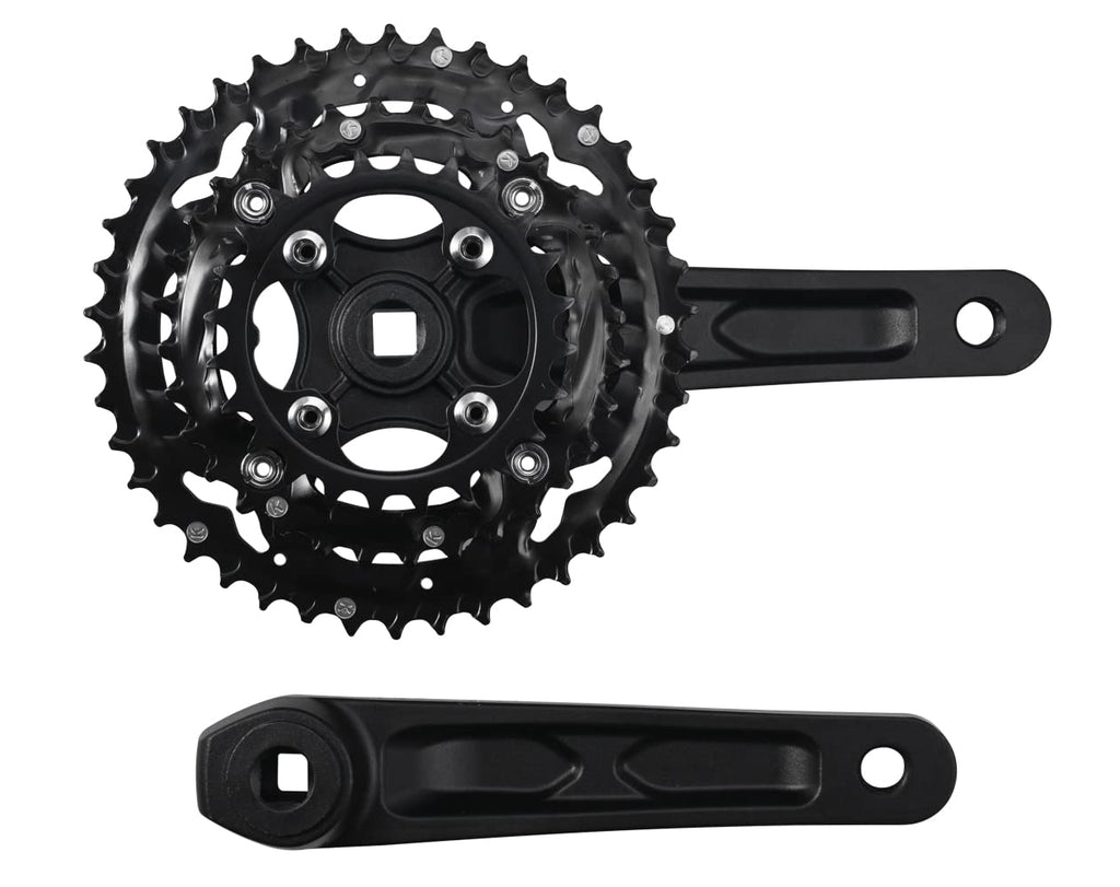 CYSKY 3x10 Speed Bike Crankset | 170mm 42-32-24T Aluminum MTB Crank Arm Set