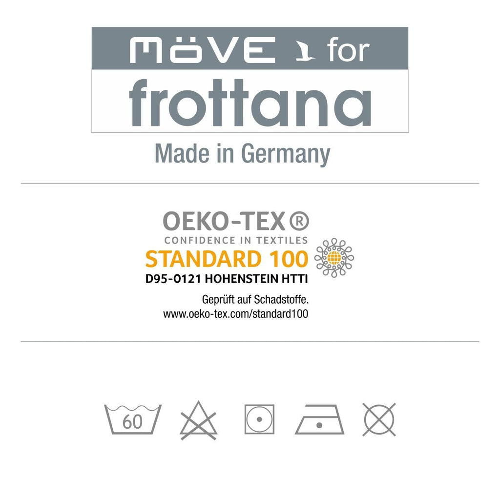 Frottana Möve hand towel Cotton ash 50 x 100 cm