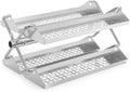 Onlyfire Stainless Steel Rotisserie Trays Kit for 18-Inch BBQ Grills