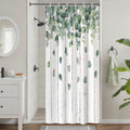 Eucalyptus Stall Shower Curtain – Sage Green Rustic Fabric